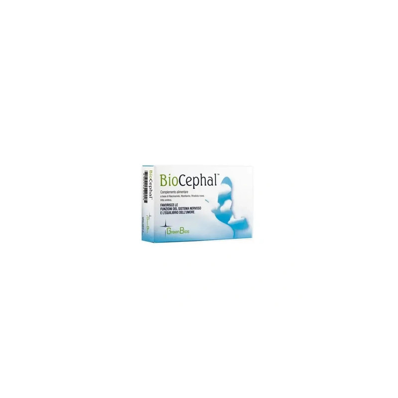 Green Bios Srl Biocephal Headache Supplement 30 Capsules