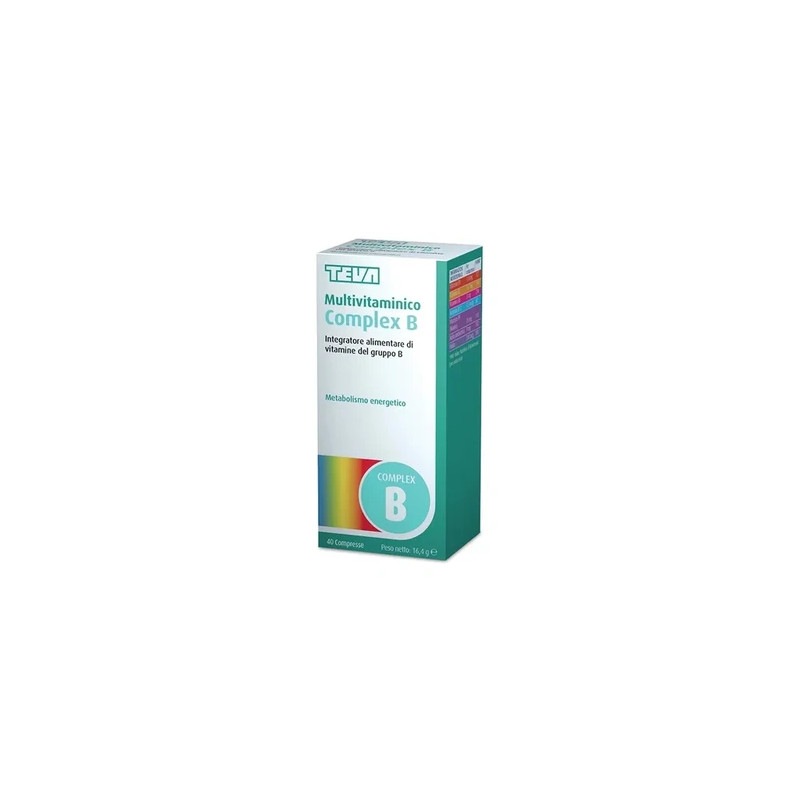 Teva Italia Multivitamin Complex B - 40 Tablets