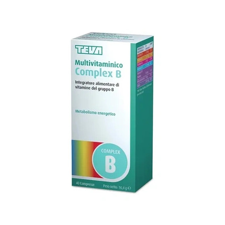 Teva Italia Multivitamin Complex B - 40 Tablets