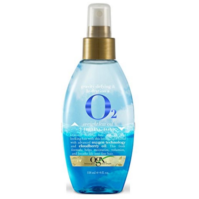 OGX O2 Weightless Oil & Lifting Tonic Huile de cheveux 118 ml Femmes