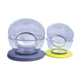 Colortrak Ambassador Collection Crystal Clear Bowls for Easy Color Spotting