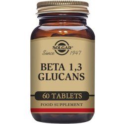 Solgar Beta 1,3 Glucans Tablets - Supports Daily Wellbeing - For Cholesterol and Cardiovascular Health - Vegan and