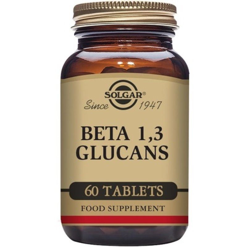 Solgar Beta 1,3 Glucans Tablets - Supports Daily Wellbeing - For Cholesterol and Cardiovascular Health - Vegan and