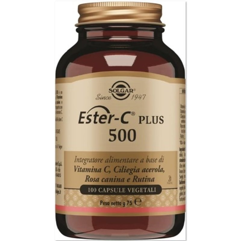 Solgar Ester-C Plus 500 100 Capsules