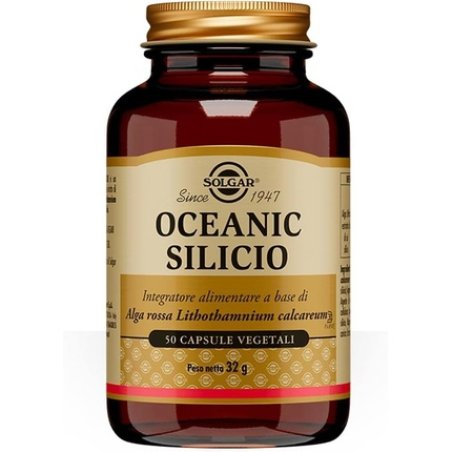 Solgar Oceanic Silicon Food Supplement 50 Vegetable Capsules