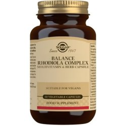 Solgar Balance Rhodiola Complex 60 Capsules