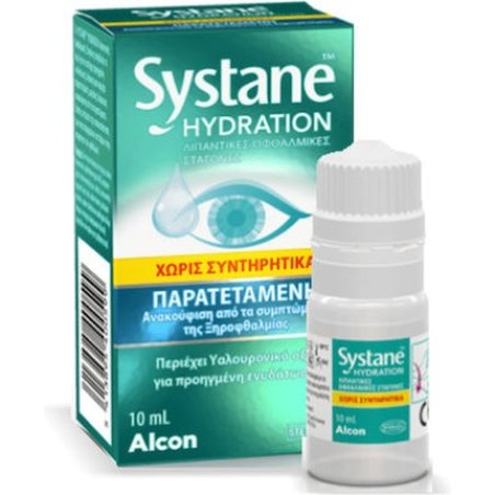 Systane Hydration Preservative-Free Eye Drops With Hyaluronic Acid 10ml