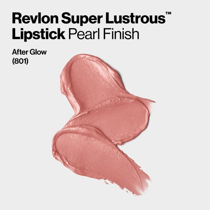 Revlon Super Lustrous Lipstick 801 After Glow - A Vibrant Lipstick For A Stunning Look