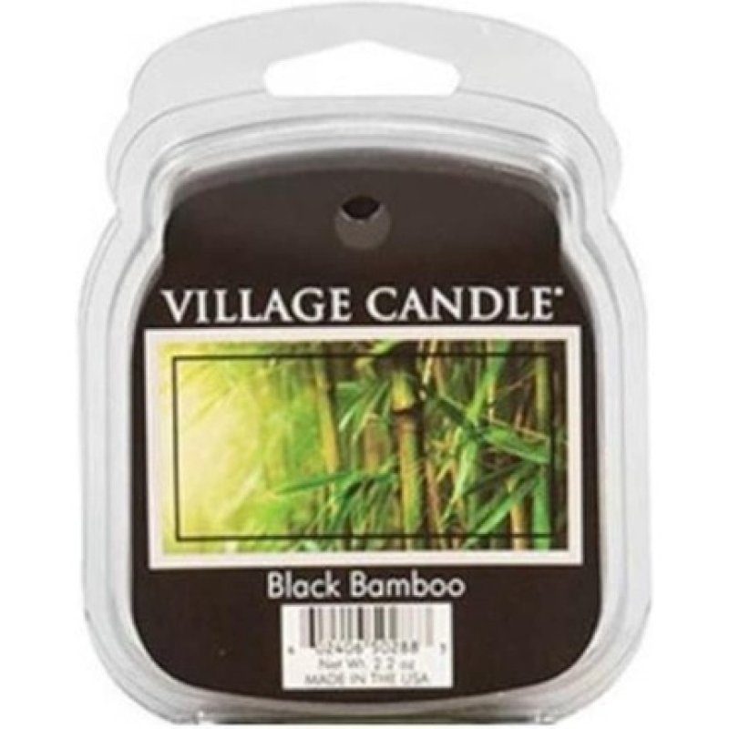 Village Candle Wax Melt Set for Oil/Wax Burner Black Bamboo