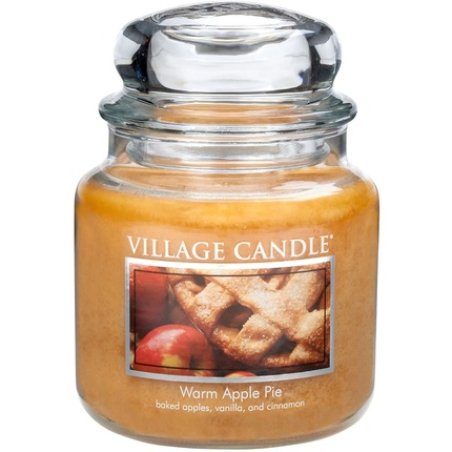 Village Candle Jar Candle, Warm Apple Pie Scent, Medium, 473 Ml