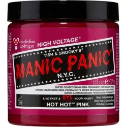 Manic Panic High Voltage Classic Cream Formula Hair Dye 8oz Hot Hot Pink - Big Pot