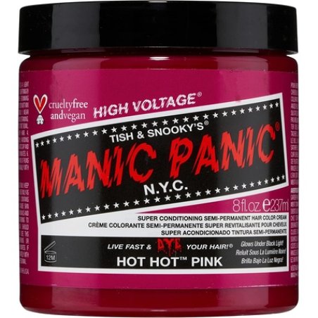 Manic Panic High Voltage Classic Cream Formula Hair Dye 8oz Hot Hot Pink - Big Pot