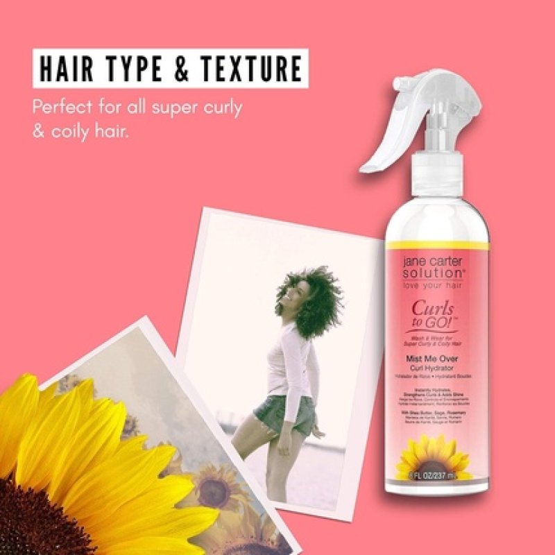 Jane Carter Curls To Go Mist Me Over Curl Hydrator 8oz