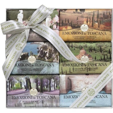 EMOZIONI IN TOSCANA - assortment of 6 fragrances KIT COLLECTION 6 x 150g