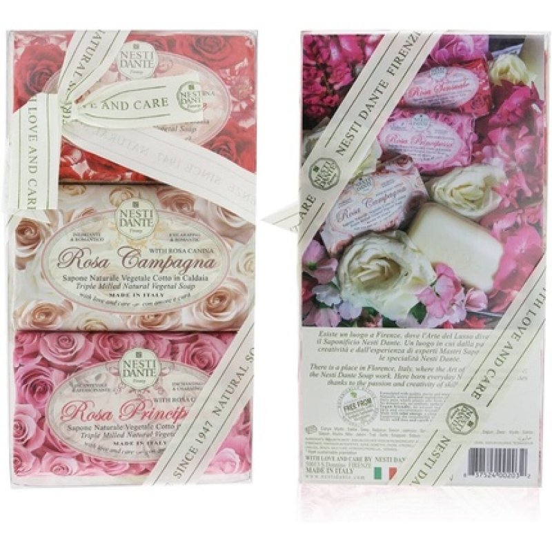 Rosa by Nesti Dante Soap Gift Set