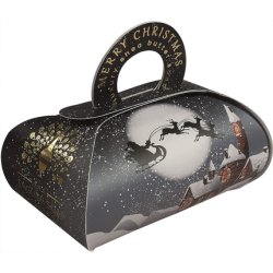 Festive Soap Winter Village Luxury Guest Soap 260g - Cinnamon and Mulled Wine Fragrance