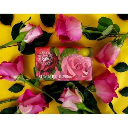 The English Soap Company Royal Botanical Gardens Kew Wrapped Soap Bar Luxury Rose Shea Butter Soap 240g