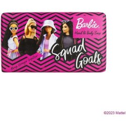 The English Soap Company Barbie Squad Goals Soap Bar Luxury Jasmine Shea Butter Moisturising for Face and Body 190g