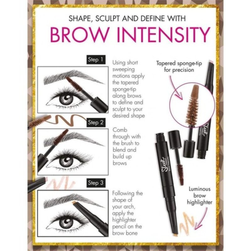 Sleek MakeUP Brow Intensity Brow Mascara Light 3ml