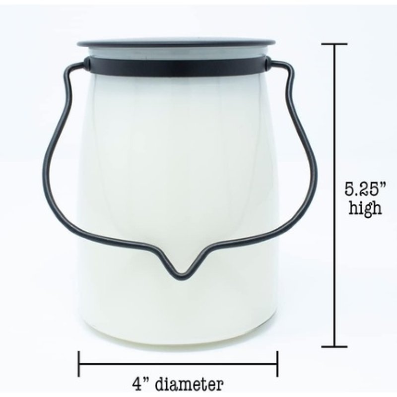 Milkhouse Candle Company Harvest Wine Cellar Creamery Collection Fall Scented Soy Candle Butter Jar Candle 22 Ounce