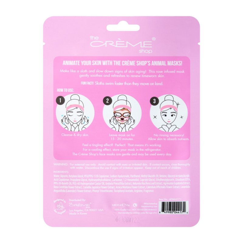The Crème Shop Slow Dawn Skin Sloth Face Mask 25g