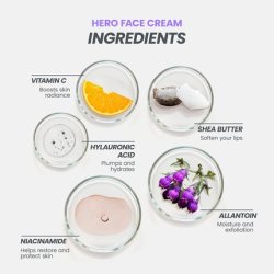 Wonderskin Purevoc Hero Face Cream Anti Wrinkle Moisturizing Hydrating Anti Aging Daily Facial Moisturizer for Dry Skin