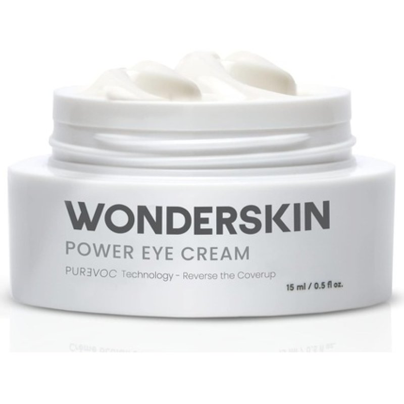 STOCK4 - Wonderskin Purevoc Eye Cream for Dark Circles and Puffiness 0.5 Oz - Fragrance-Free Caffeine Eye Cream with Mango &