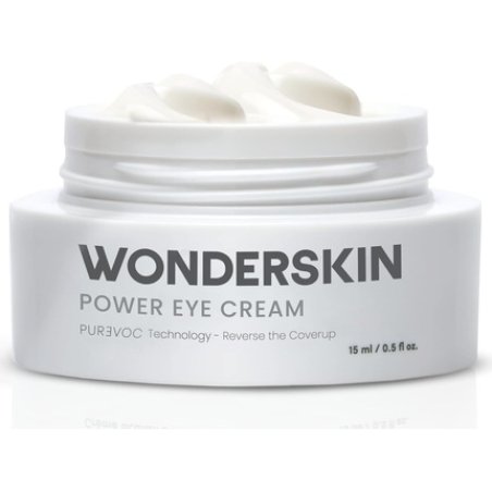 STOCK4 - Wonderskin Purevoc Eye Cream for Dark Circles and Puffiness 0.5 Oz - Fragrance-Free Caffeine Eye Cream with Mango &