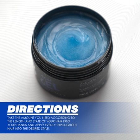 L3VEL3 Cream Hair Gel For Men 16.9 oz