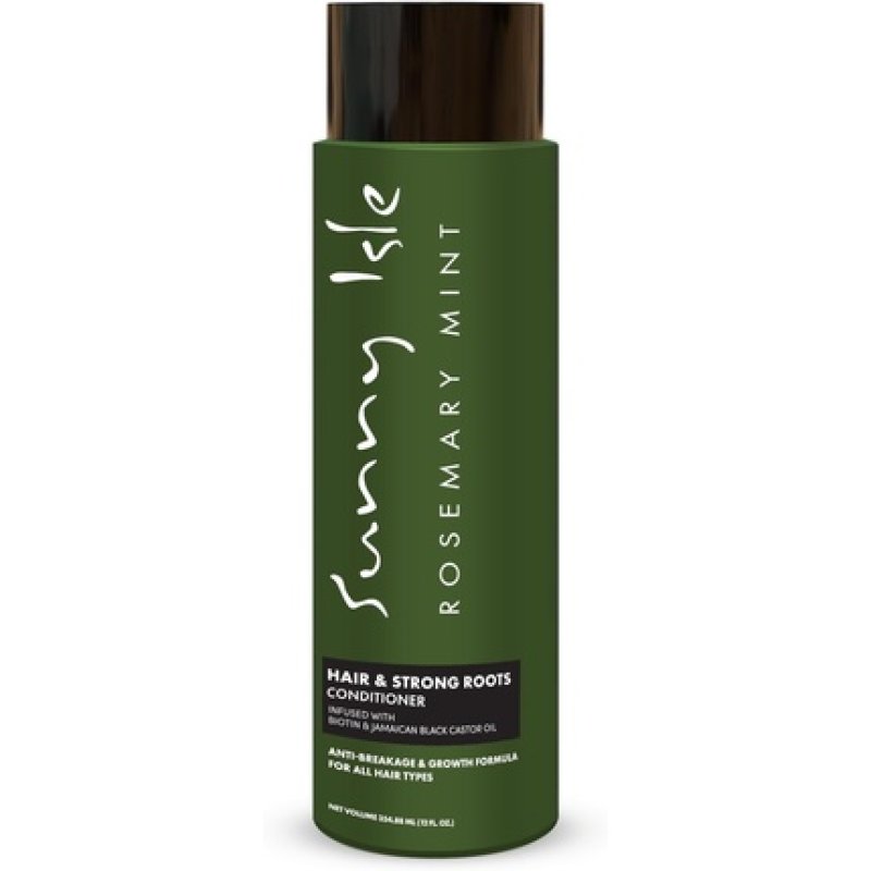 Sunny Isle Rosemary Mint Hair and Strong Roots Conditioner 12oz - Anti-Breakage