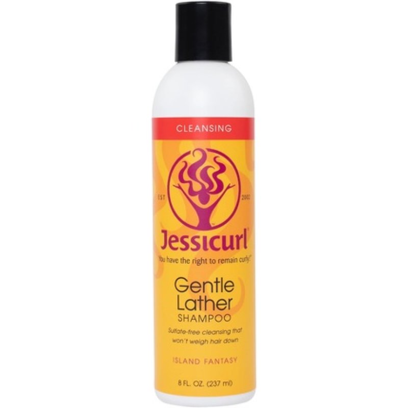 Jessicurl Gentle Lather Shampoo Island Fantasy 8 Fl Oz for Curly Hair