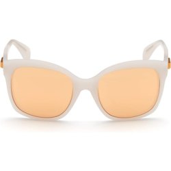 Adidas Women's OR0012 Sunglasses White/Brown Mirror 54