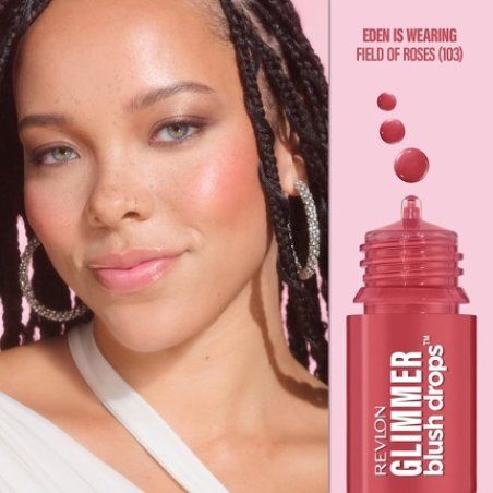 Revlon Glimmer Blush Drops Field of Roses