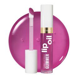 Revlon Super Lustrous Glimmer Lip Oil baume pour les lèvres Huile pour les lèvres 006 Plum Pop Femmes 3,8 ml