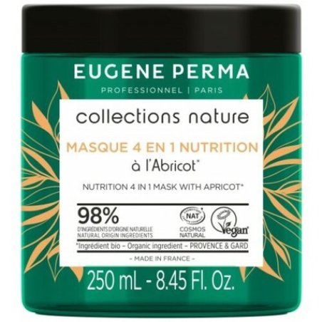 EUGENE PERMA Collections Nature Mask 4 in 1 Apricot Nutrition Organic 250ml