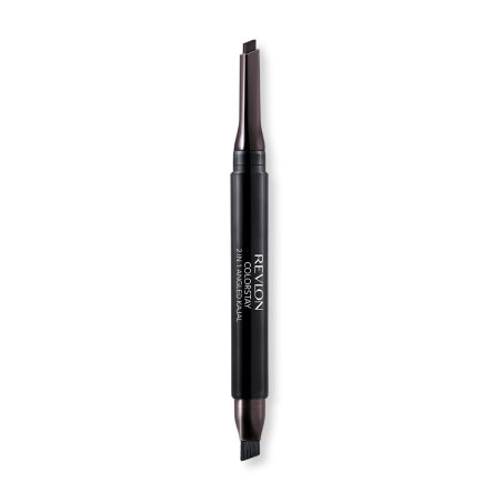 Revlon ColorStay 2-in-1 Angled Kajal Eyeliner Waterproof Eye Makeup with Smudge Brush for Smokey Eyes 1 Count