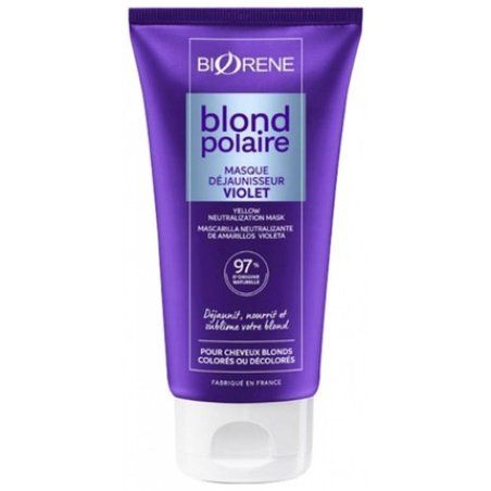 Biorene Blond Polaire Dejaunisseur Violet Mask 150ml for Natural Hair