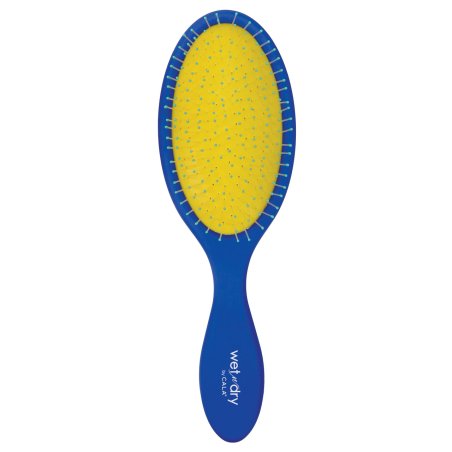 CALA 66798 hairbrush/comb Adult Paddle hairbrush Blue, Yellow 1 pc(s)