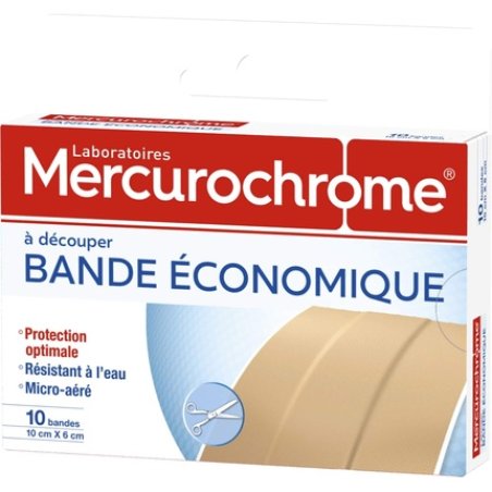 Mercurochrome Economy Band - Pack of 10
