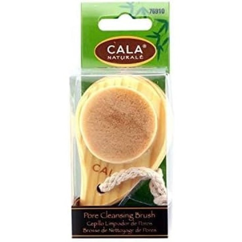 Cala Bamboo Pore Cleansing Brush with Synthetic Microfiber Bristles