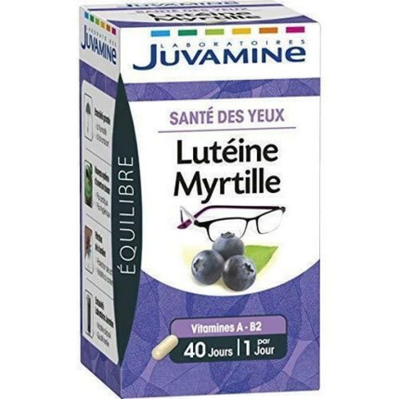 Juvamine Eye Health Lutein Bilberry 40 Capsules