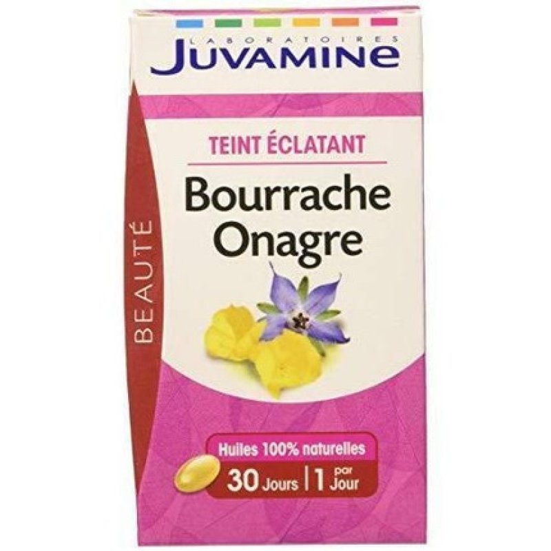 Juvamine Radiant Complexion Borage Evening Primrose 30 Capsules