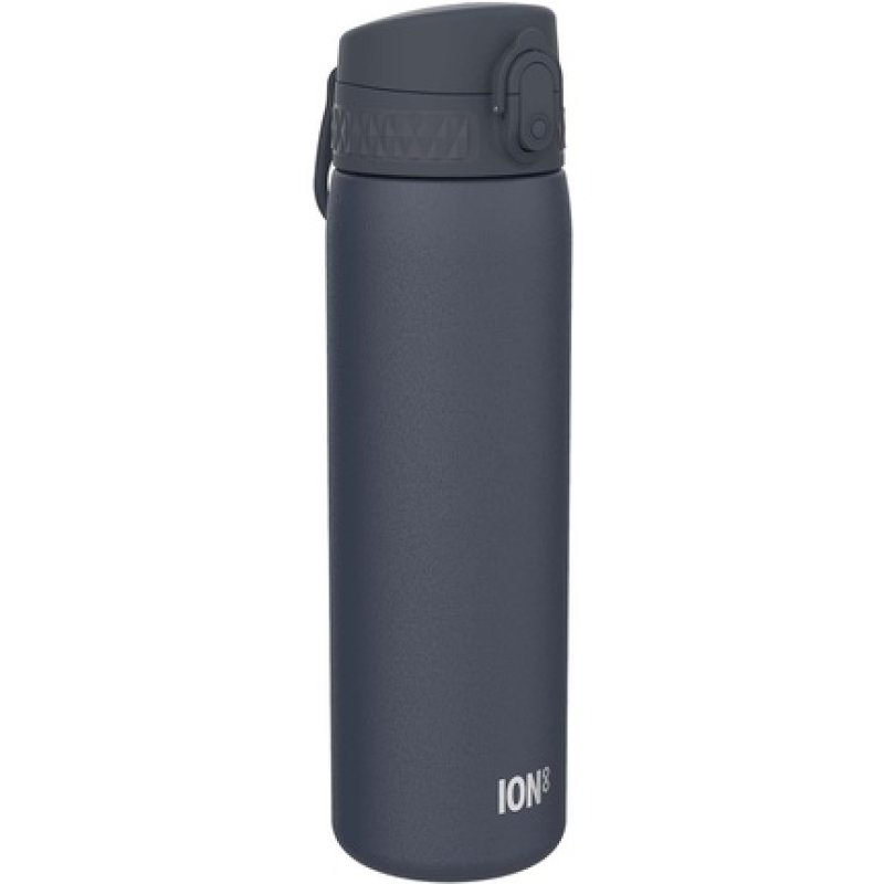Ion8 Leak Proof Slim Water Bottle Vacuum Insulated Ash Navy 500ml