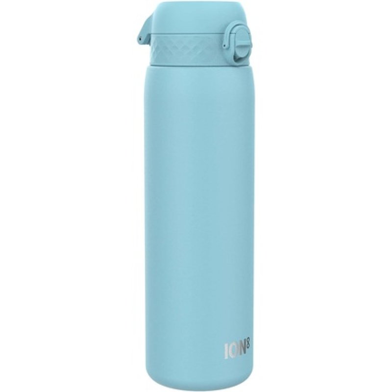 Ion8 1 Liter Stainless Steel Drinking Bottle Leak-Proof One-Hand Opening