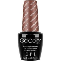 OPI Gelcolor Soak off UV Led Gel Polish Brisbane Bronze A45 15ml