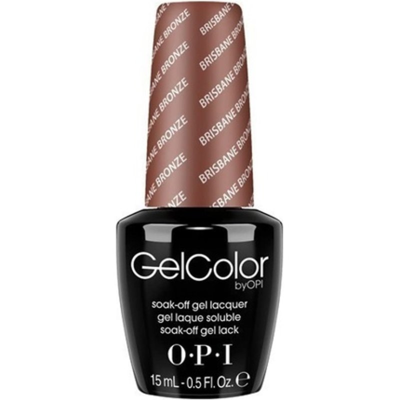 OPI Gelcolor Soak off UV Led Gel Polish Brisbane Bronze A45 15ml