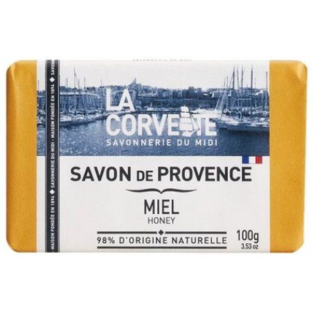 La Corvette Provence Honey Soap 100g - Extra Mild 100% Plant-Based