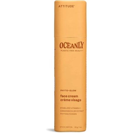 ATTITUDE Oceanly Face Cream Stick EWG Verified Plastic-free Plant and Mineral-Based Ingredients Vegan Skin Care