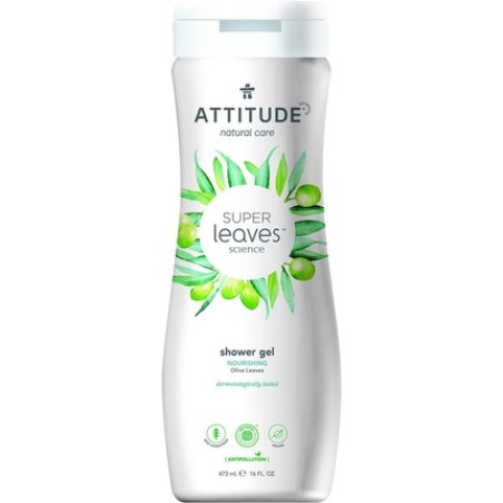 ATTITUDE Super Leaves Nourishing Shower Gel with Olive Leaves 473ml