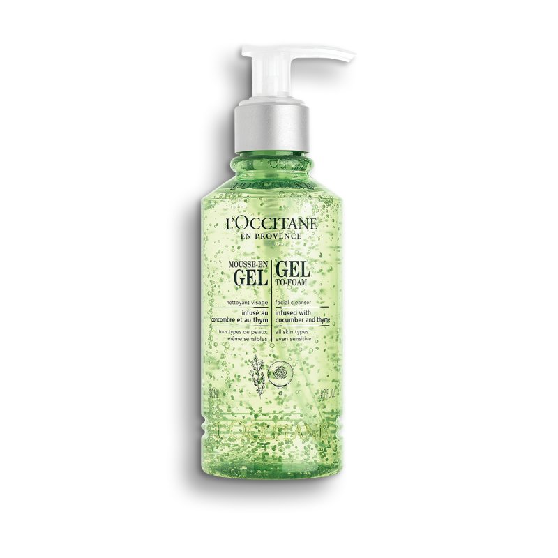 L'Occitane Cleansing Gel-to-Foam Gel nettoyant Femmes 200 ml